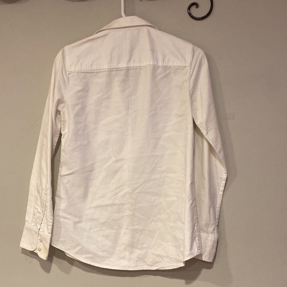 J Crew Xs Button Down Rhinestone Embellished Shirt - image 4